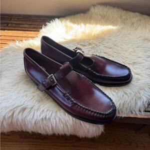 Women’s size 10 Burgundy G.H. Bass Weejuns, worn once